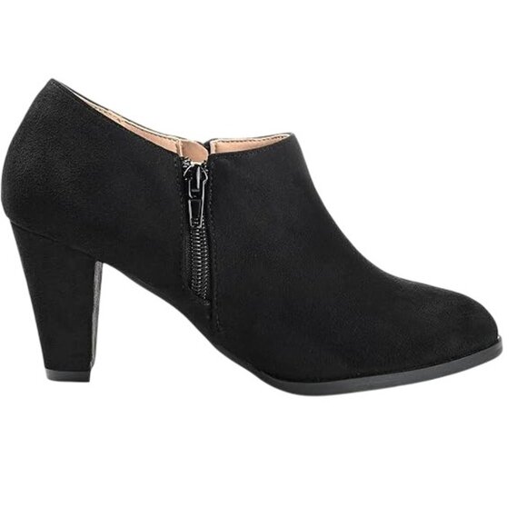 Journee Collection Women's Sanzi Side Zip Dress Shooties - Picture 2 of 4